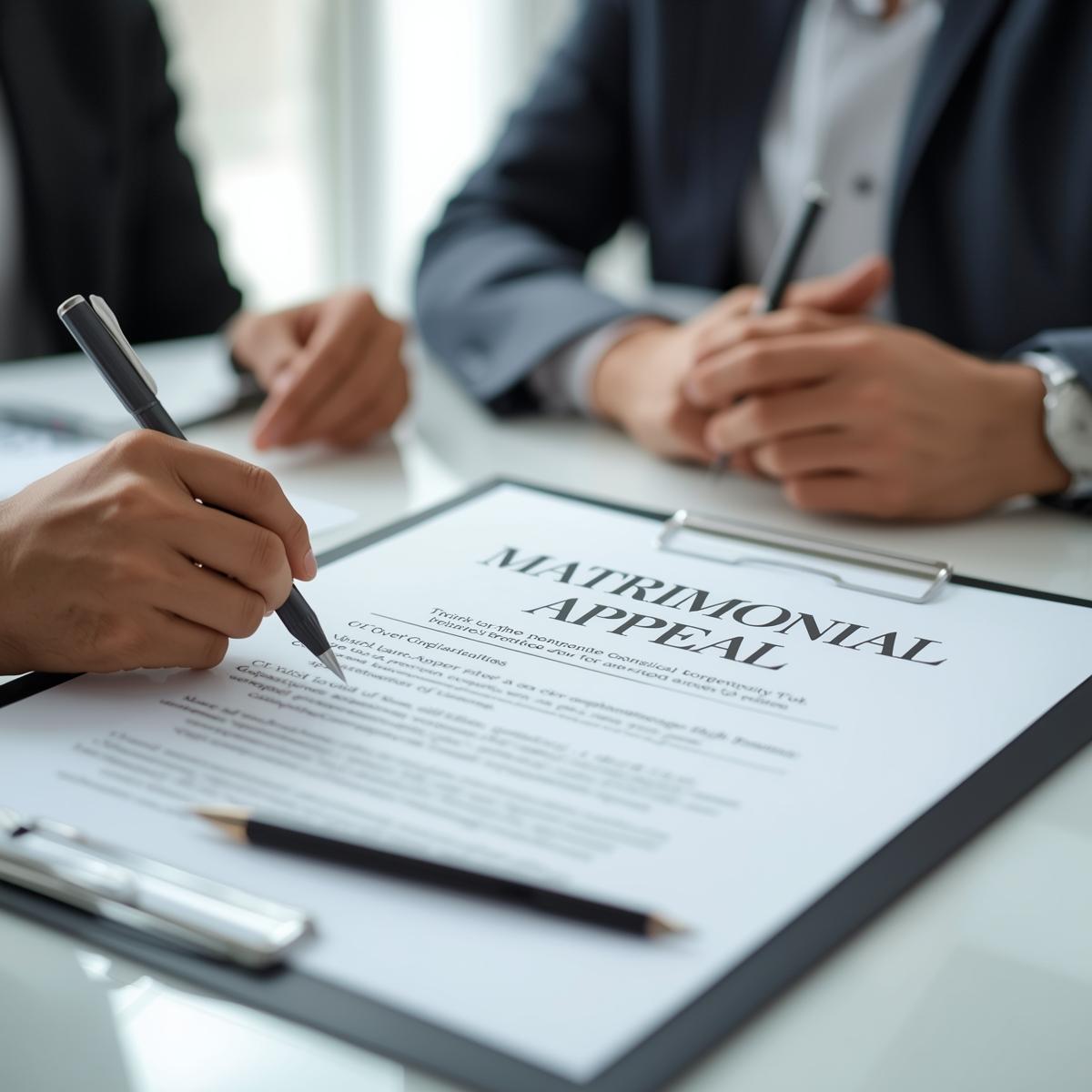 Matrimonial Appeals & Revisions