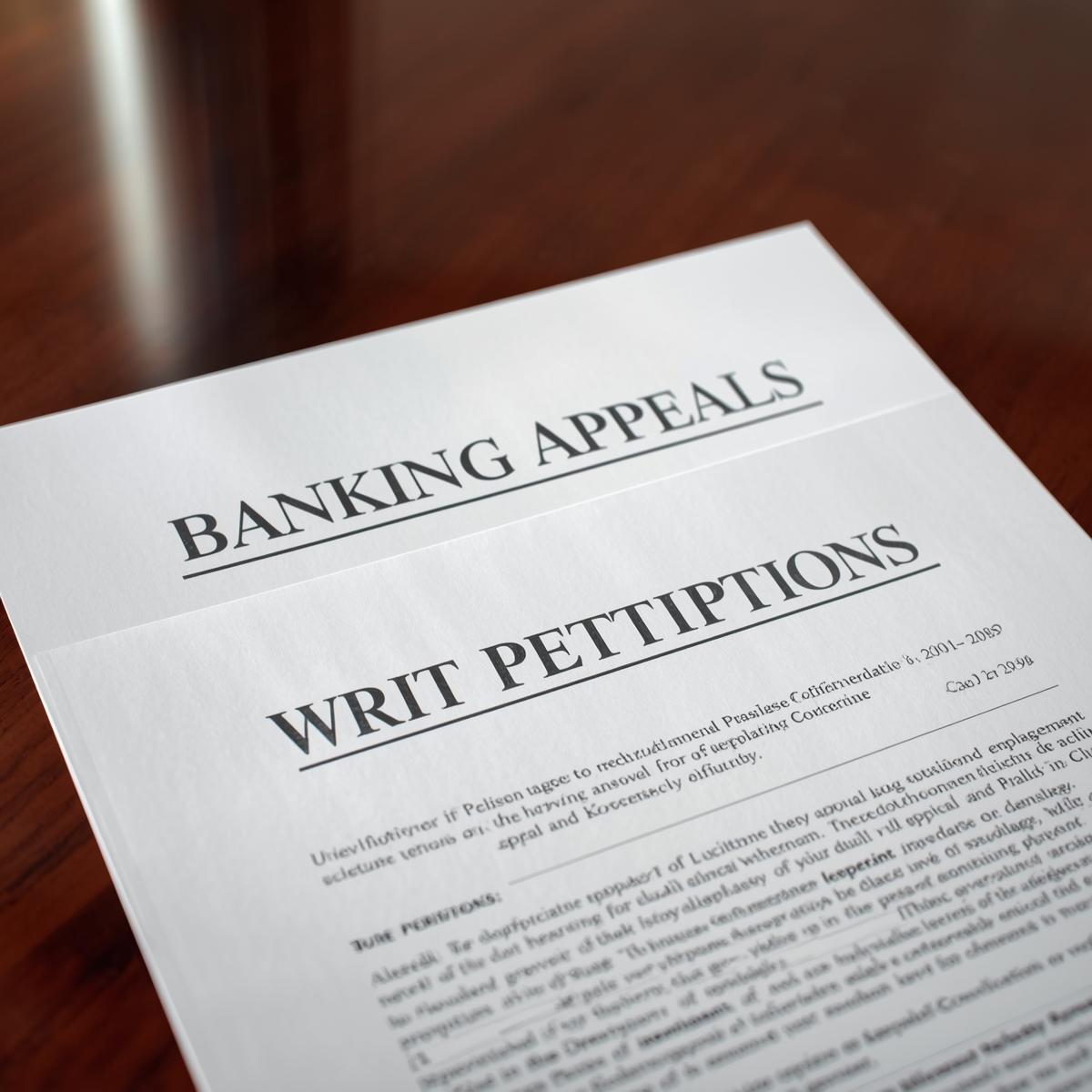Banking Appeals & Writ Petitions