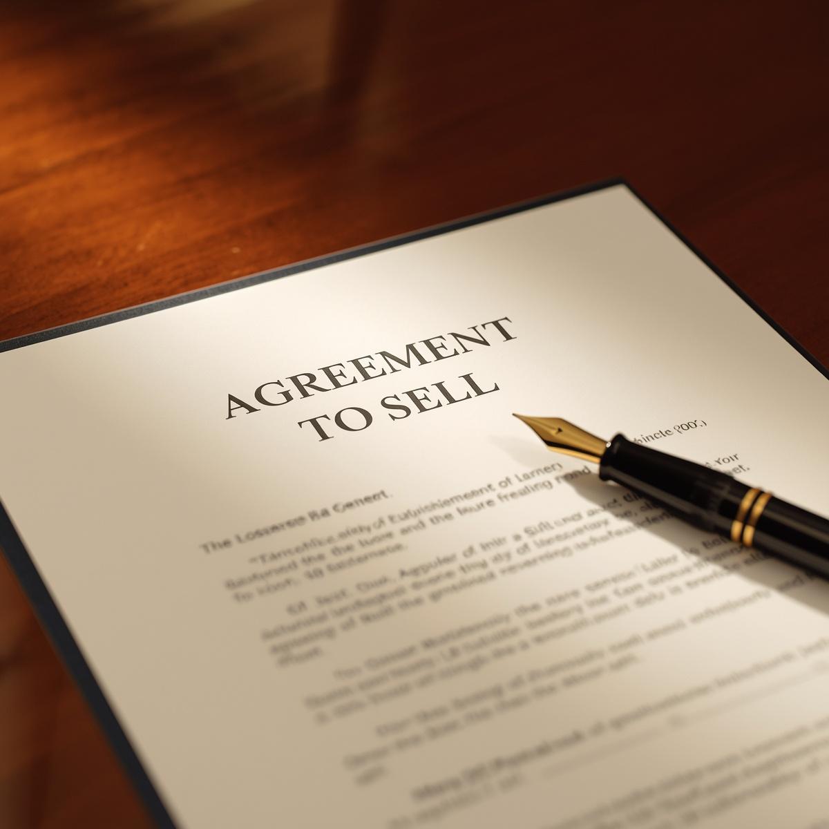 Agreement to Sell