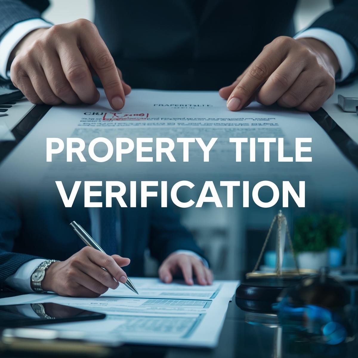 Property Title Verification